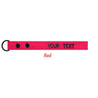 Customized Luggage Tags, Personalized Suitcase Tag, Text Baggage Label, Embroidered