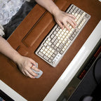 Desk Mat Waterproof PU Mouse Pad Large Mousepad Laptop Non-slip Desk Pad Keyboard Mats Mouse Mat Mouse Wrist Guard Three Pieces