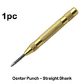 Automatic Center Punch 130MM Strong Adjustable Spring Loaded Drill Tool Woodworking Mental Puncher Loaded Marker Hand Tools