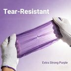 5 Rolls (100 Count) Purple Leak-Proof and Odor-Blocking Trash Bags – Extra-Large, Thick Plastic Bags