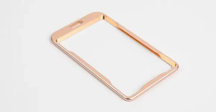 Aluminum Alloy Card Cover Case Women Men Work Name Bank ID Card Holders Business Badge Case Credit Card Badge Case Bag Pouch