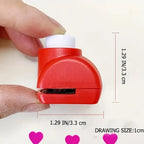 10/20pcs Mini embossing punch, handmade paper cutting punch, suitable for DIY paper card greeting card birthday card making