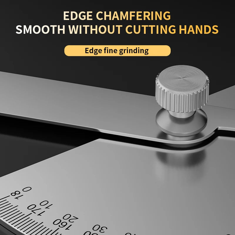 LUXIANZI Stainless Steel Protractor Angle Ruler 180 Degree Guage Woodworking Carpentry Tool Measuring Angle Meter Goniometer