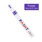 3pcs White Paint Pen Paint Markers Waterproof Car Tyre Oil-Based Paint Pen Set Quick Dry And Permanent