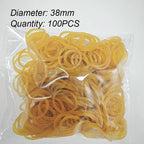 ‌Multi-Purpose Elastic Rubber Bands,15-60mm Diameter Rubber Bands Sturdy Stationery Fasteners for Paper, Files & Household Items
