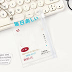 INS Transparent Candy Bag Badge Holder Korean Photocard Holder Display Bag Pendant Idol Photo Card Protective Cover Card Holder