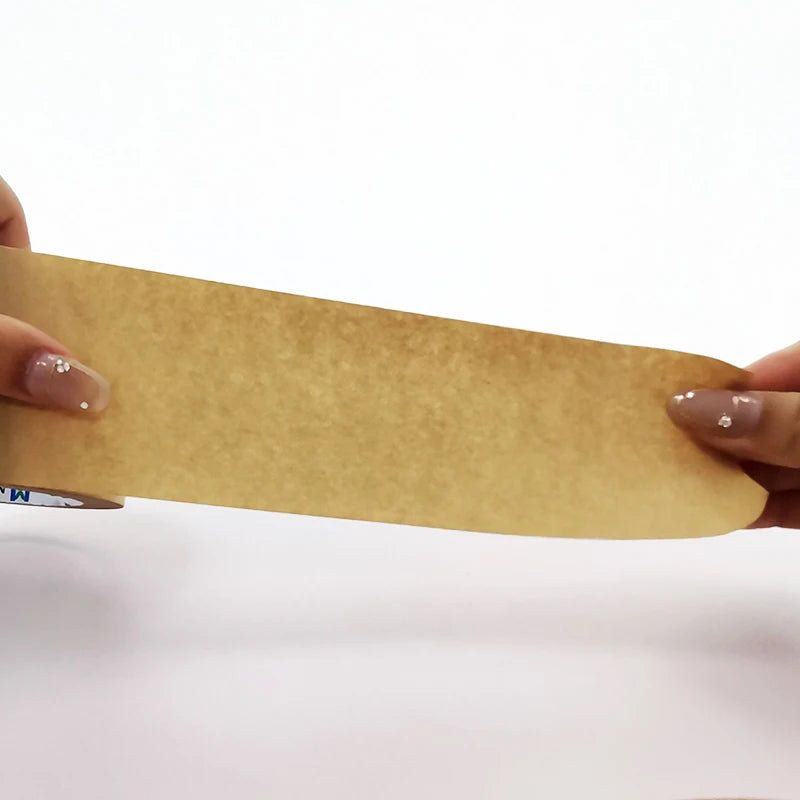 23m/Roll Brown Duct Tape Sealing Reinforced Gummed Self Adhesive Kraft Paper Flatback Carton Sealing Tape Heavy Duty Packing