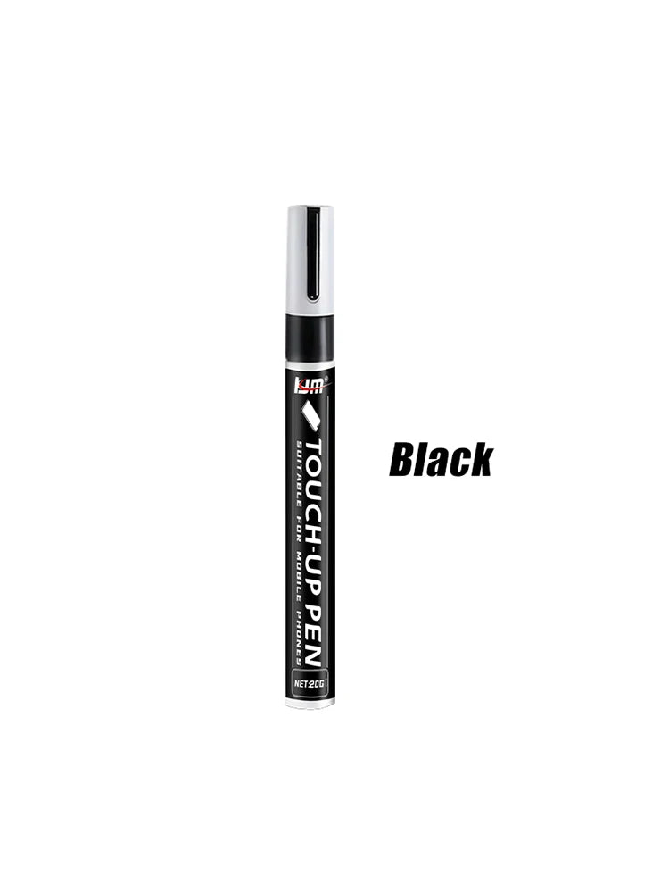 Black Touch-Up Paint Pen 20g - Scratch Remover For Mobile Phone, Camera, Black Surface Chipped Paint Repair Tool
