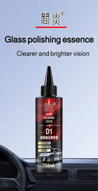 Auto Glass Polishing Liquid Light Scratch Cleaner High Gloss Film Remover Car Body Polish Spray for Windshield Shine Cleaner