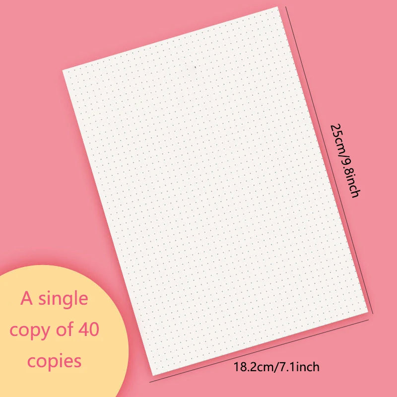 Graph Dot Grid Squared Drafting Paper Notepad 40 Sheets Computation Pads Engineering Math Student School Office Writing Drawing