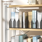 3 or 4 Slot Desktop File Organizer Metal Mesh Magazine Book Document Holder Black White for Office School Home Students Teachers