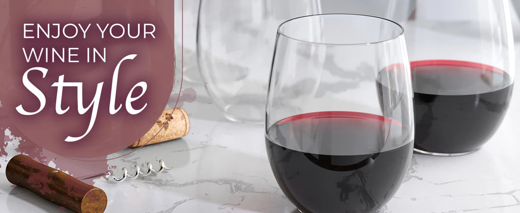 4-40Pcs 12oz Plastic Wine Glasses Disposable Stemless Wine Glasses for Party Reusable Clear Plastic Cups Shatterproof