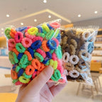 100pcs Girls Elastic Cute Rubber Hair Bands Children Lovely Hair Ties Kids Ponytail Holders Hair Accessories choice for Gifts