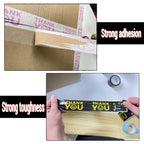 Colorful Smiley Face Thanks Printing Decorative Packaging Tape Express Sealing Gift Packaging Shipping and Packaging
