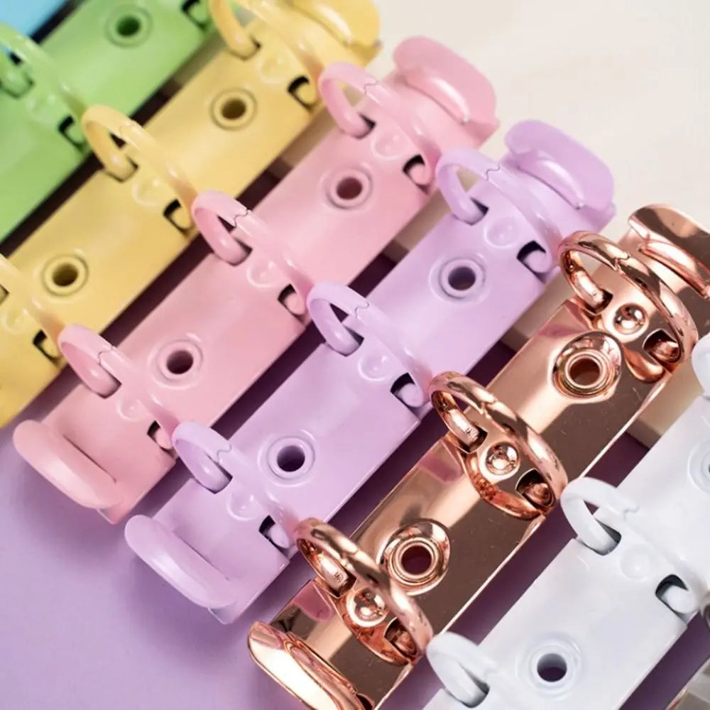 Durable Detachable Metal Spiral Rings Binder Clip High Quality Diary A8 Paper Binder Clips DIY Album Loose Leaf Ring Office
