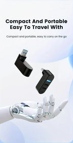 Mini Splitter 4 Ports USB Hub 3.0 Box Rotatable USB Data Transfer Multiple Expander For Computer Laptop MacBook PC Accessories