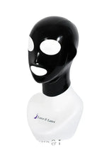 Latex Hooded Mask rubber Bondagi Restraints latex Gloves seamless latex men  Catsuit Fetish latex gloves rubber male