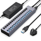 Acasis 16/10/7 Port USB Hub 10Gbps Individual Switch Charging Data Transfer for PC Laptop Workstation Multi Device Expansion
