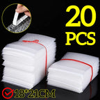 10-40PCS Transparent Double Sided Bubble Mailer Self Seal Gift Packaging Bag Self-adhesive Express Bubble Envelope Plastic Bags