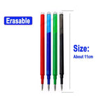 5Pcs/30Pcs Erasable Gel Pen Refill 0.7mm Replacement Office School Writing Stationery Accessory 8 Color Ink Washable Handle Rods