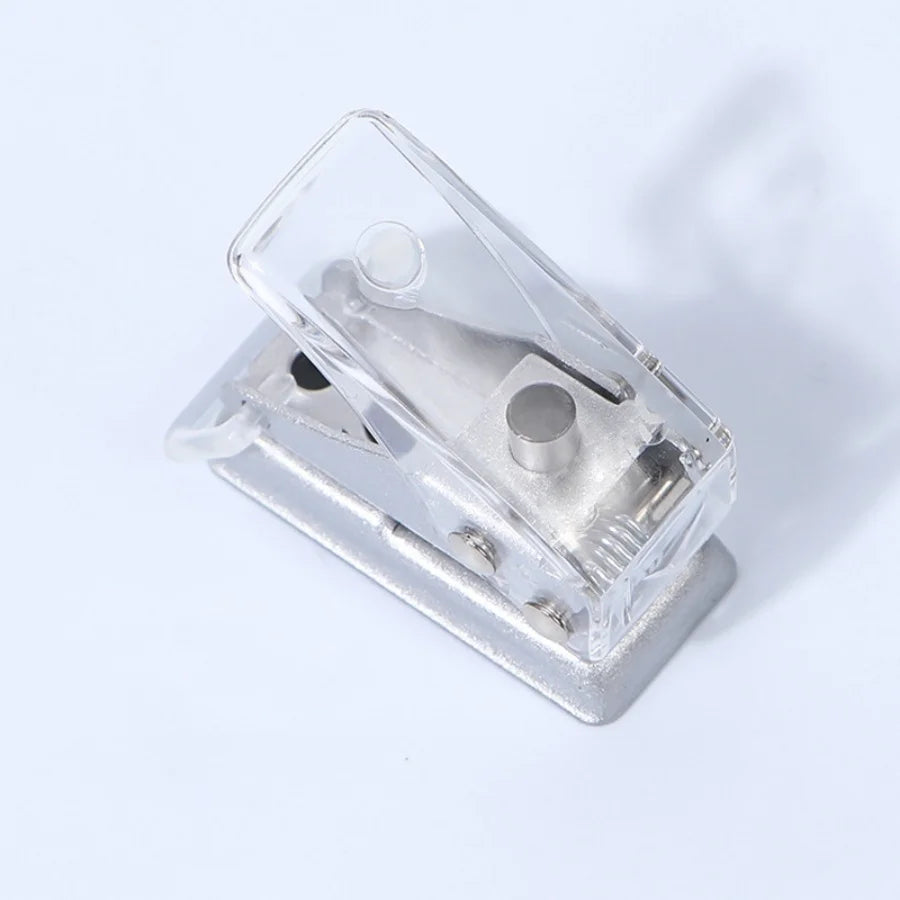 1PC mini single hole puncher DIY circular hole manual loose leaf paper 6mm punching machine student office stationery