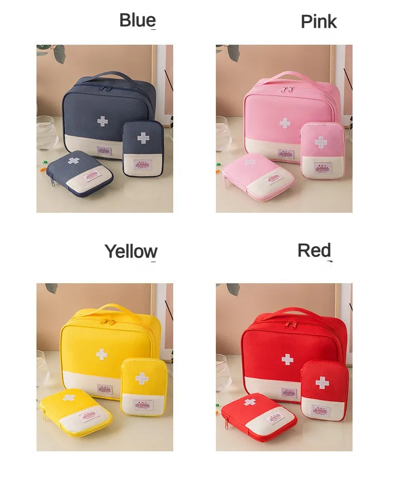 First Aid Kit Pouch Home Medicine Storage Bag Suitable For Outdoor Travel Medical Bag Home Rescue Emergency Survival Kit