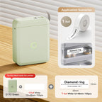 Niimbot D110 Mini Handheld Thermal Label Maker Wireless Sticker Machine Inkless Pocket with Label Sticker for Home Office