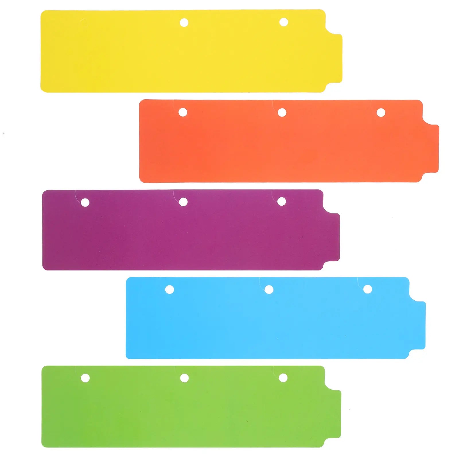 5Pcs Professional Notebook Dividers with Writeable Tabs Colorful Index Dividers for Binders Planners Diaries Hard Cover