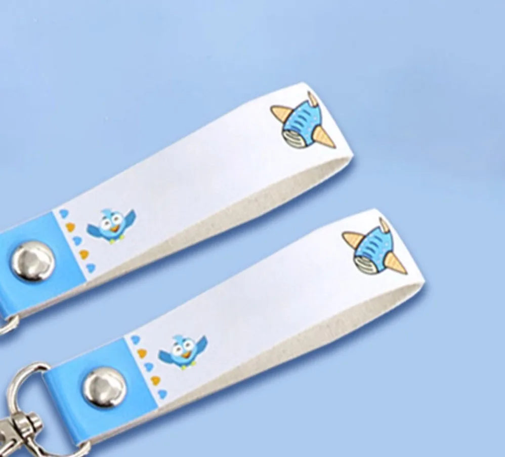 2023 Personalized Custom Name Tag School Bag Pendant, Name Keychain For Kindergarten Children To Go To School Name Badge Lanyard