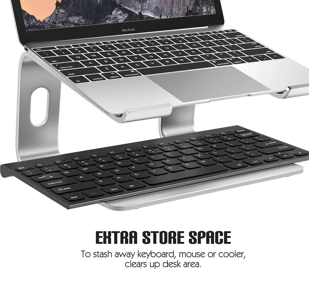 Laptop Stand Holder Aluminum Stand For MacBook Portable Laptop Stand Holder  Desktop Holder Notebook PC Computer Stand