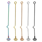 Creative Bar Bartender Artifact Stainless Steel Stirring Rod Long Handle Milk Tea Coffee Cocktail Honey Stirrer