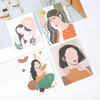 25pcs Earrings Necklace Packing Cards 6x8cm Jewelry Display Holders For DIY Ear Studs Necklace Chain Retail Price Tag Hang Label