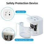 Tenwin Automatic Electric Pencil Sharpener  mini Usb Dual power Sharpener supply School Students Stationery for 6-12mm pencil