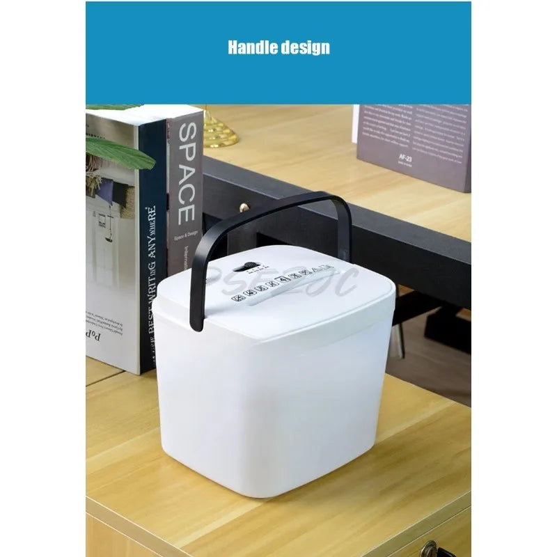Small Electric Office Automatic Confidential Shredder for Household and Confidential Documents Shredder