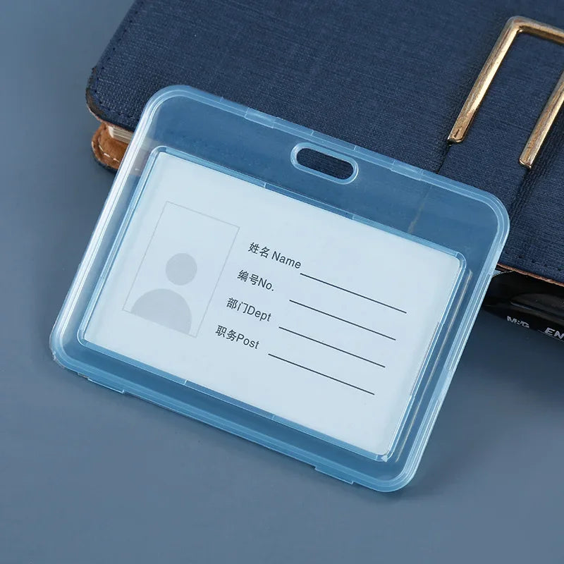 Women Men Card Cover Case Plastic Transparent Business Credit Cards Bank ID Card Sleeve Protect Holder Case for Student