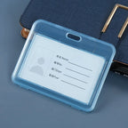 Women Men Card Cover Case Plastic Transparent Business Credit Cards Bank ID Card Sleeve Protect Holder Case for Student