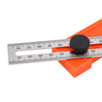 Marking Protractor Multi Angle Ruler Foldable Depth Measuring Tool  Gauge for Woodworking  Leveling Posit