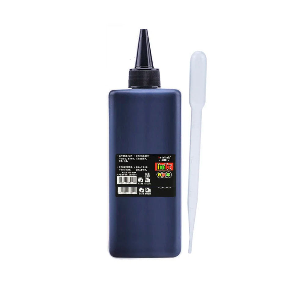 500ml Whiteboard Marker Refill Ink - Water-Based, Erasable & Eco-Friendly, Black Red Blue, High-Capacity for Classroom & Office