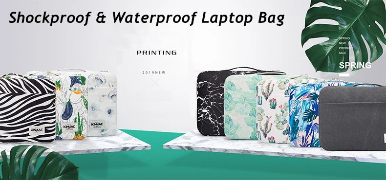 Shockproof Brand Kinmac Laptop Bag 12,13,14,15.4,15.6,16 Inch,Waterproof Lady Man Sleeve Case For MacBook Air Pro M1 Handbag PC