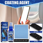 Mobile phone screen cleaner scratch-resistant fingerprint-resistant glass hydrophobic oleophobic coating solution