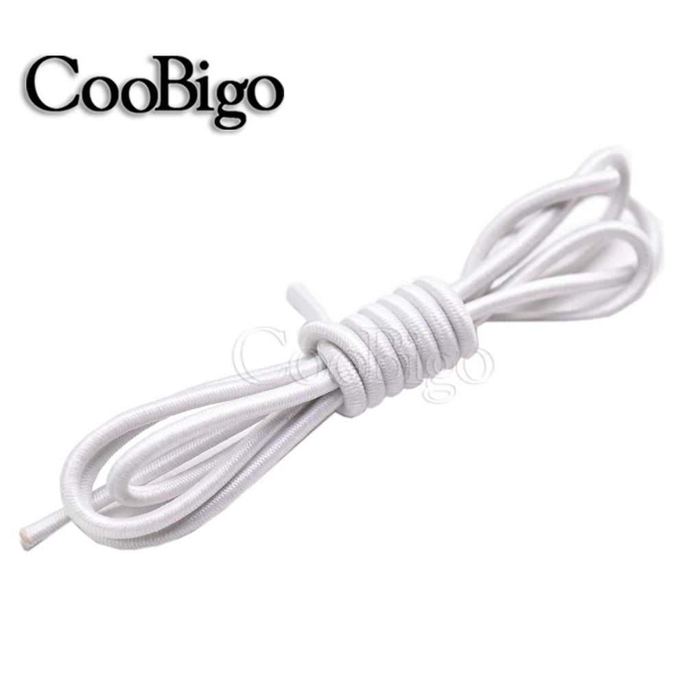5Meters 3mm Colorful Single Core Round Elastic Band Rubber Rope Flexible Line Stretchable Cord DIY Craft Sewing Accessories