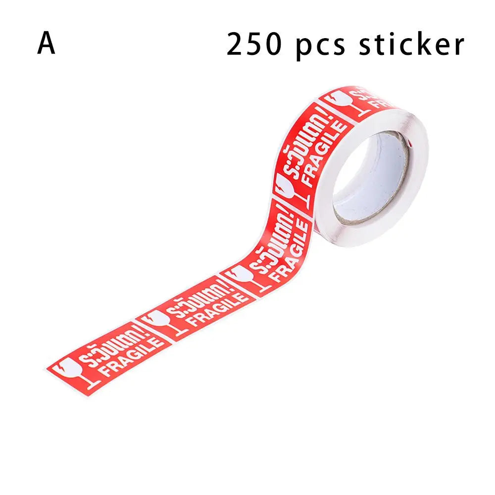 250Pcs/roll  Fragile Warning Sticker Care Shipping Special Tag Useful Shipping Express Label Handle With Care Keep