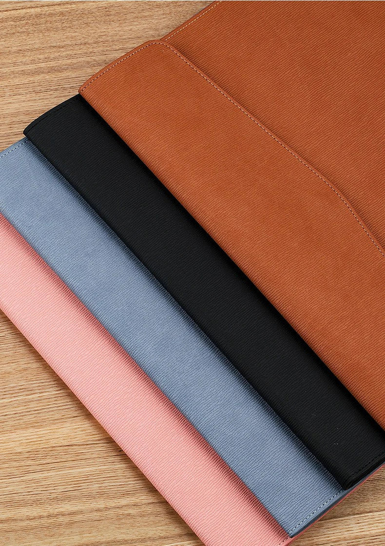 Faux Leather Document Bag, Business Information Bag, A4 Folder, School and Office Supplies, Storage Bag