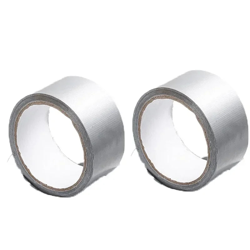 10m Silver - Gray Thick Industrial Tape: Waterproof/Windproof, Single - Sided, Wear - Resistant for Repair & Bundle Tasks