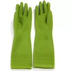 New Kitchen Cleaning Latex Dish Washing Gloves Rubber Thickened and Lengthened Household Laundry Gloves