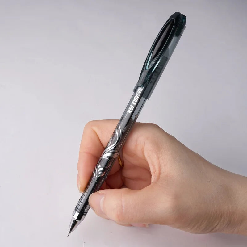 66pcs Erasable Pen refill Set Blue Black Ink Gel Pen Erasable Refill Rod Washable Handle School Office Writing Stationery
