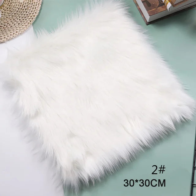 Pink Nail Art Soft Fur Foldable Hand Rest Pad Nail Art Photo Background Manicure Practice Cushion Mat Nail Equipment Tool