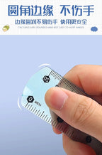 M&G 15/20/30 cm Transparent Soft Ruler for Primary School Students Folding Straight Ruler