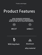 NNBILI HDMI2.1 48Gbps 8K@60Hz 4K@120Hz Ultra High-Speed Adapter Mini/Micro HDMI to HDMI Converter for PS5 X/S PC HDTV Projector