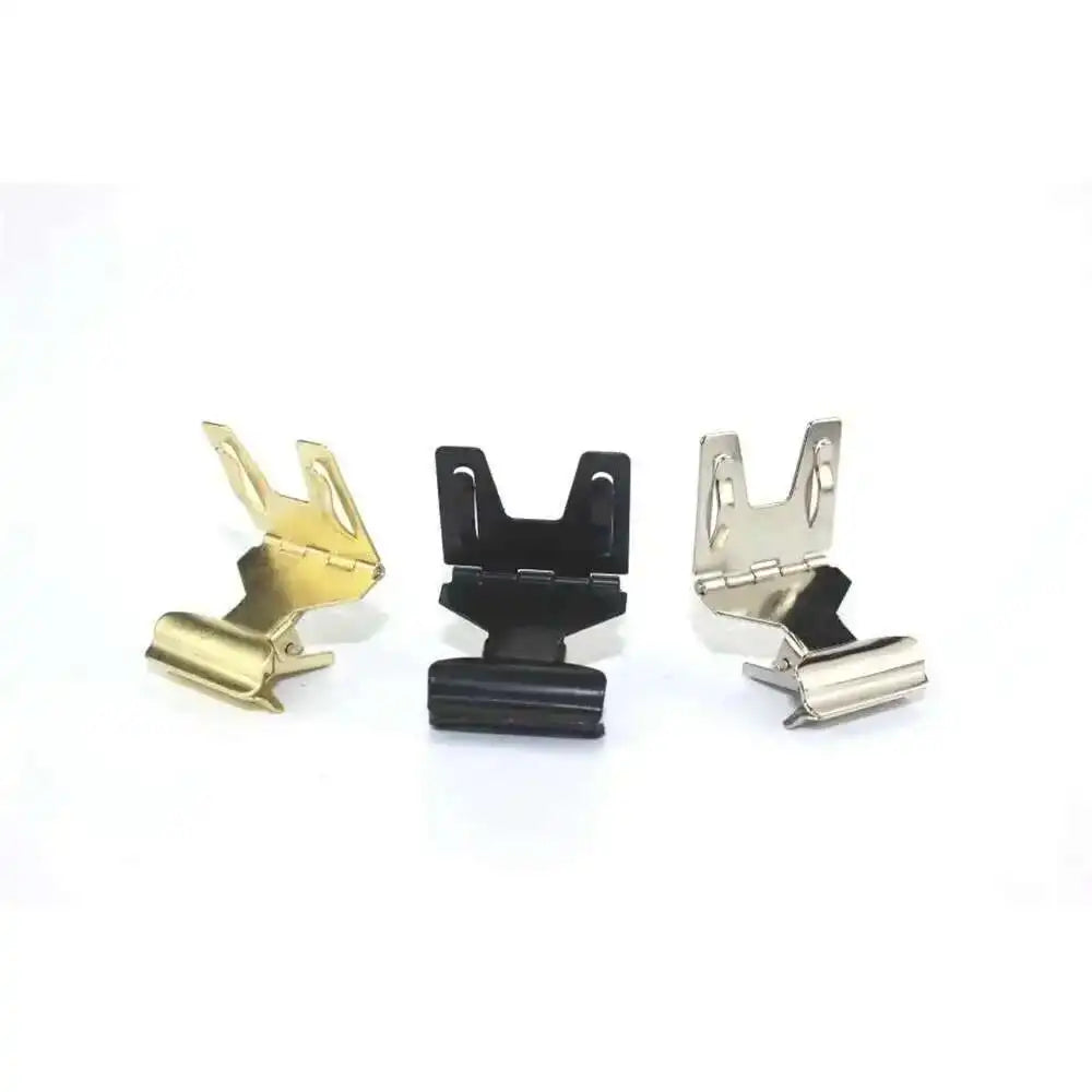 Pop Metal Clip Bakery Shop Price Tag Sign Card Display Snap Label Holders Silvery Gold Black Advertising Clamp